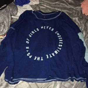 crop long sleeve